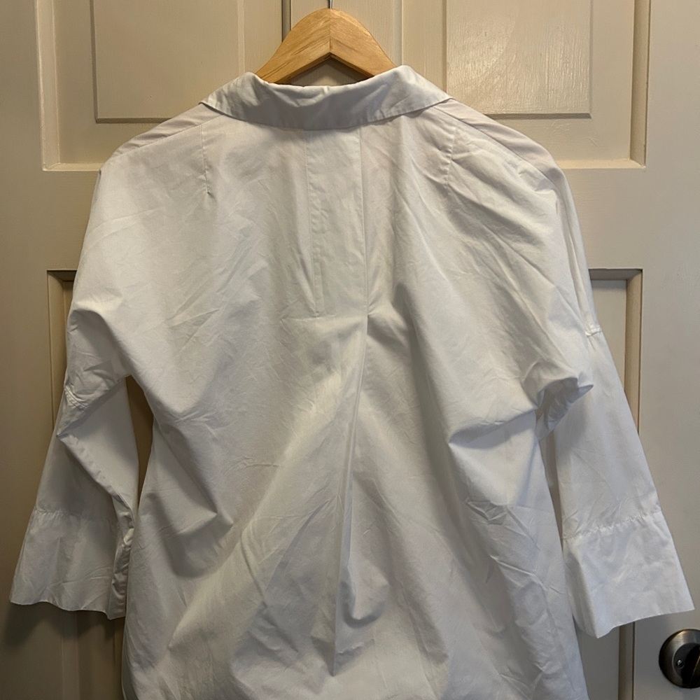 AKRIS PUNTO: Everyday Classic White Blouse - Picture 4 of 8